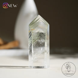 金字塔千層綠幽靈水晶柱