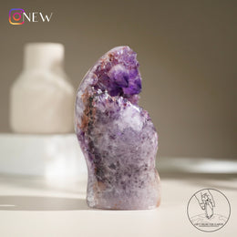 紫黃水晶簇