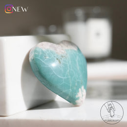 綠櫻花瑪瑙心