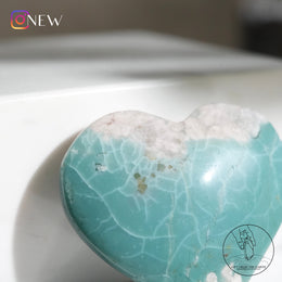 綠櫻花瑪瑙心