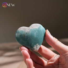 綠櫻花瑪瑙心