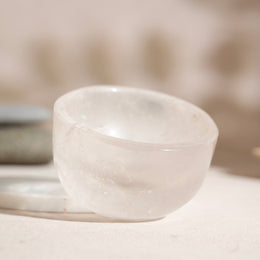 白水晶碗