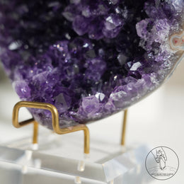 心形紫水晶簇