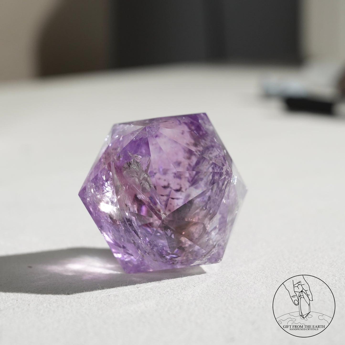 60-faceted amethyst