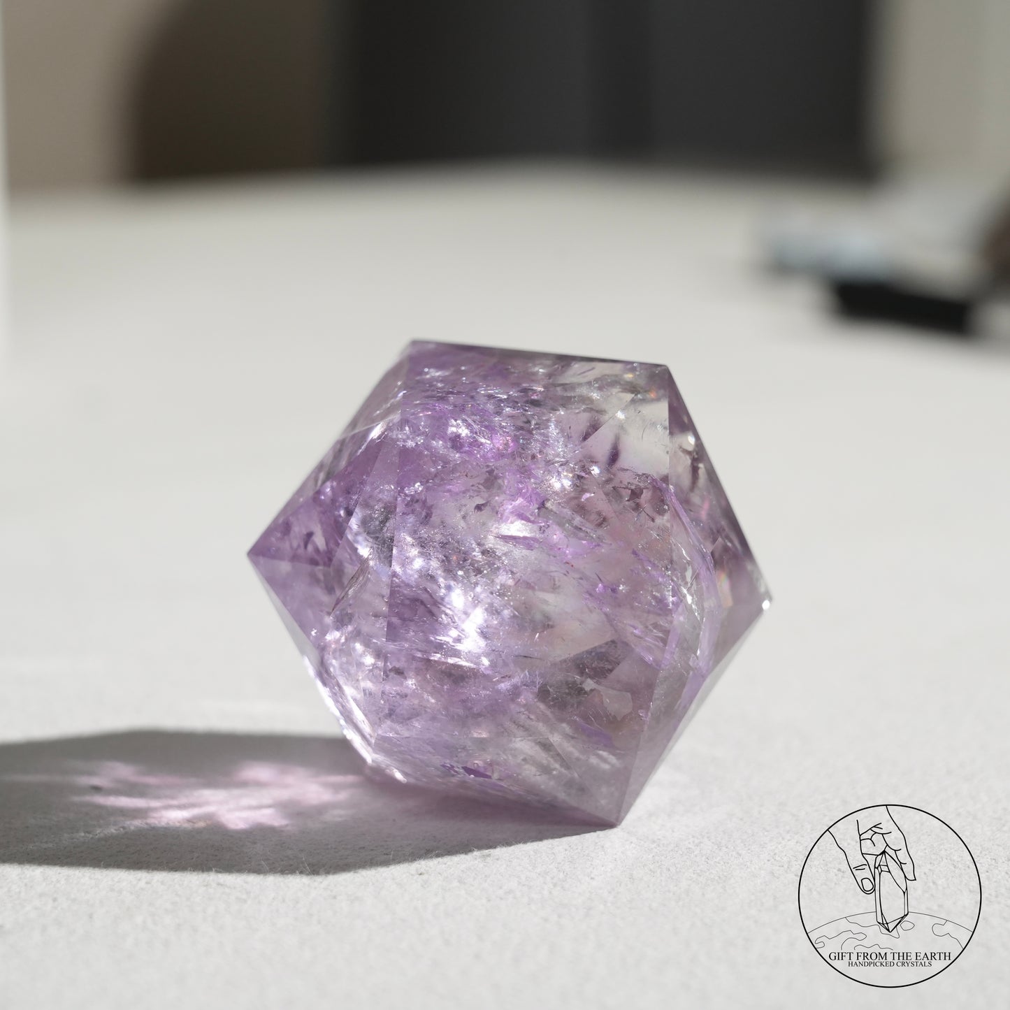 60-faceted amethyst