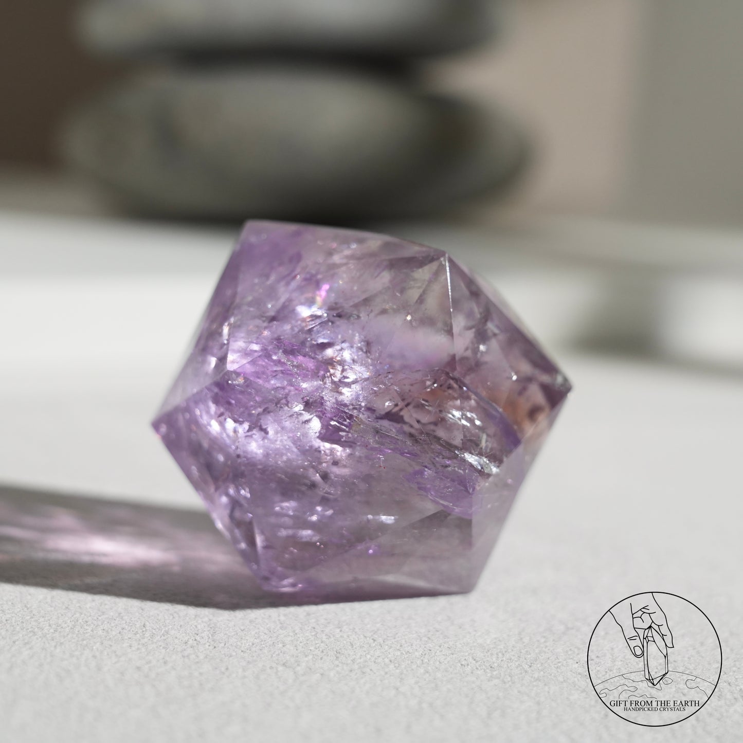 60-faceted amethyst