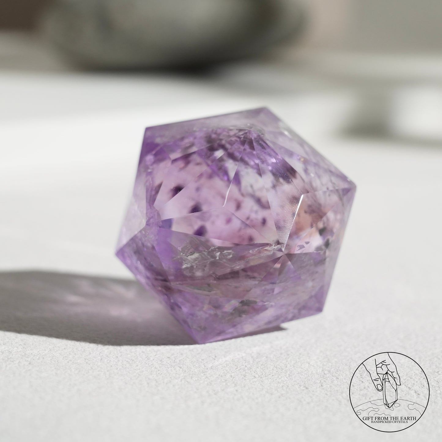 60-faceted amethyst