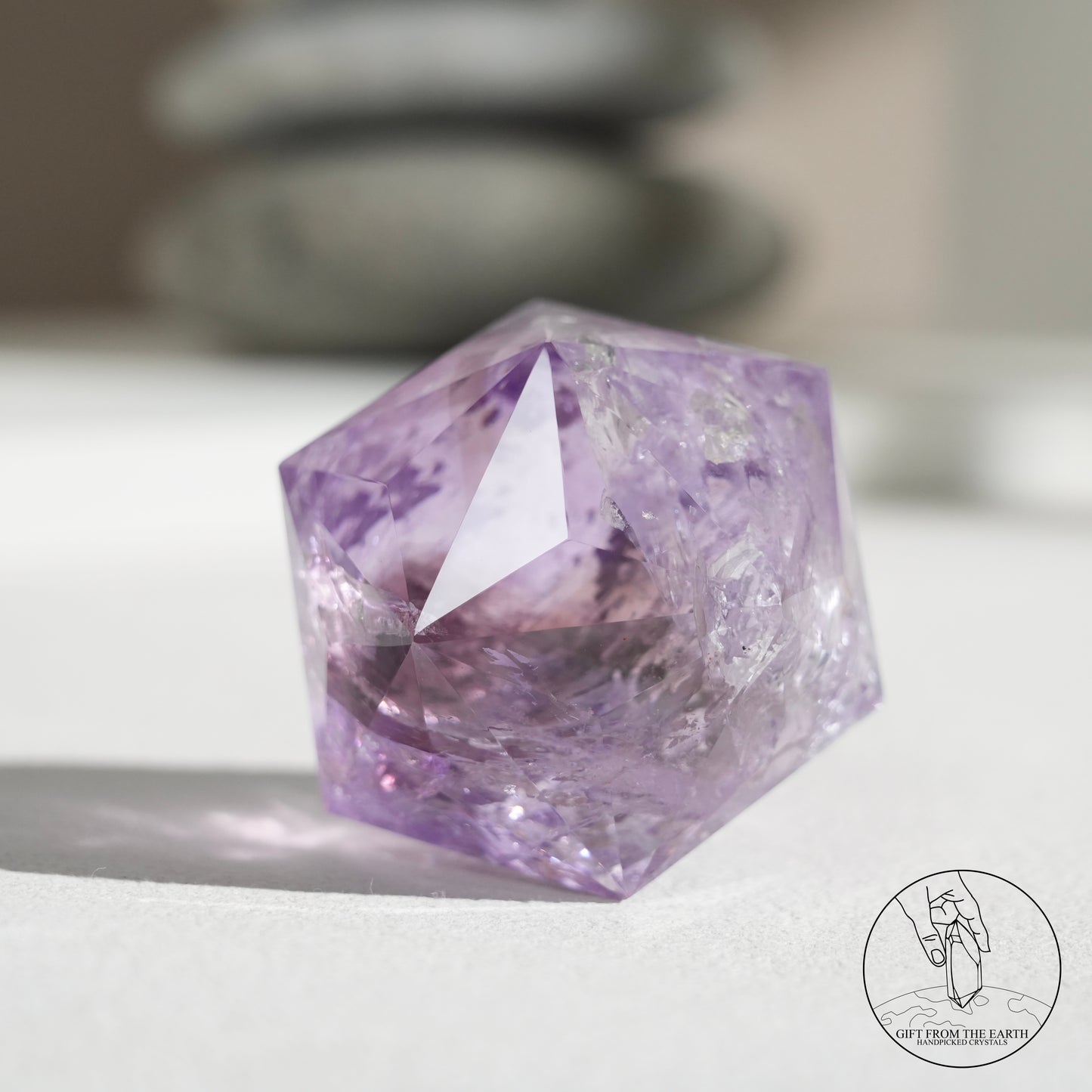 60-faceted amethyst