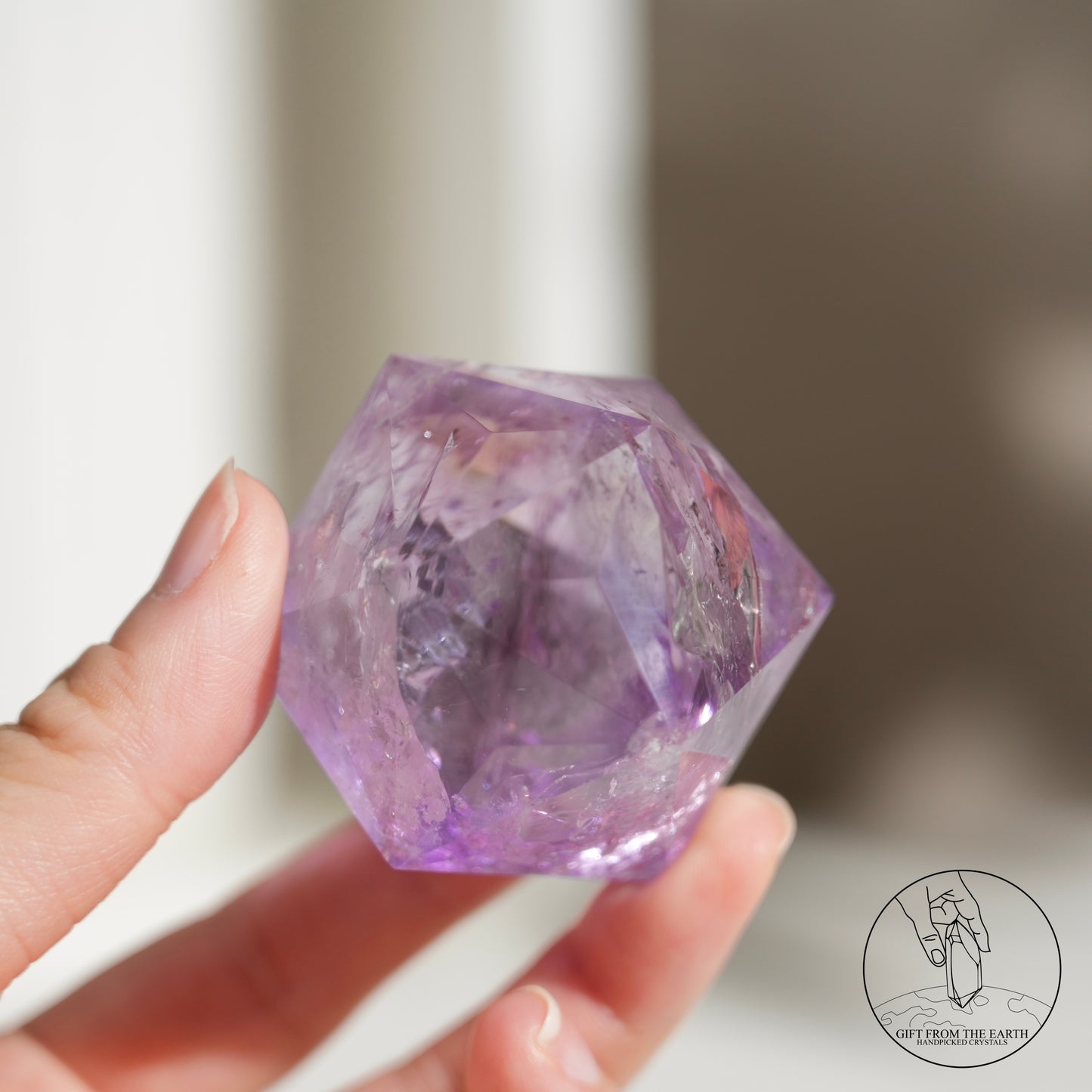 60-faceted amethyst
