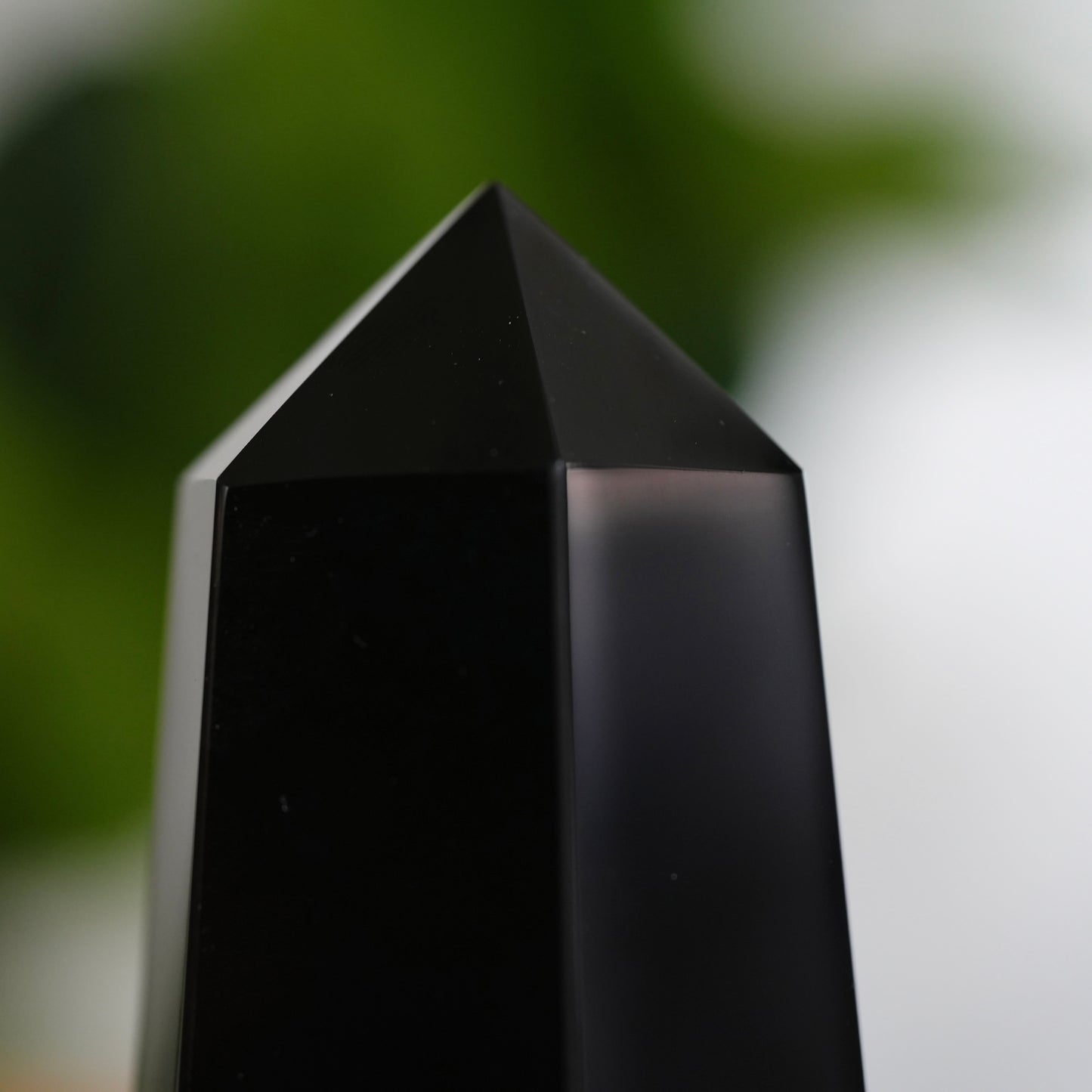 Golden obsidian sphere