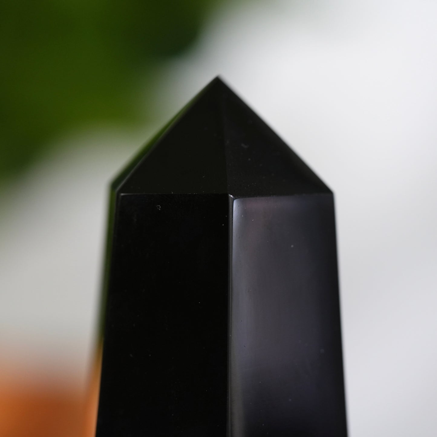 Golden obsidian sphere