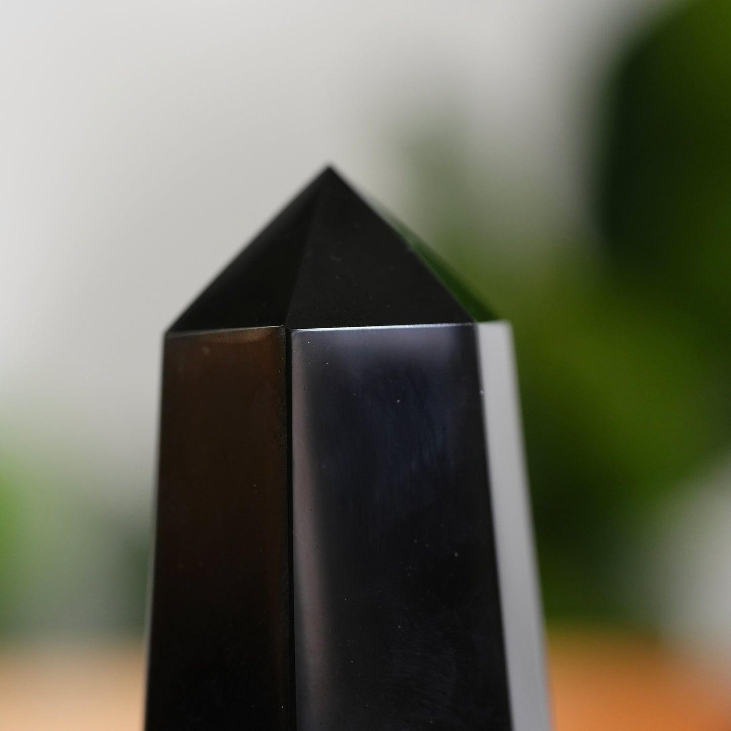 Golden obsidian sphere