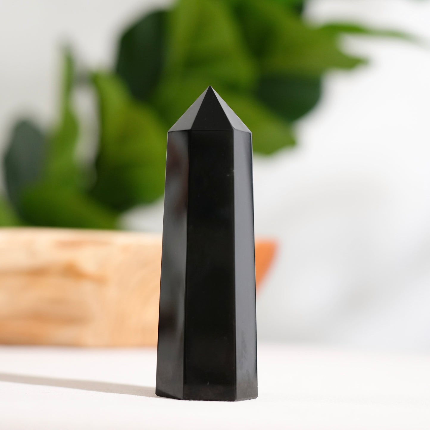 Golden obsidian sphere