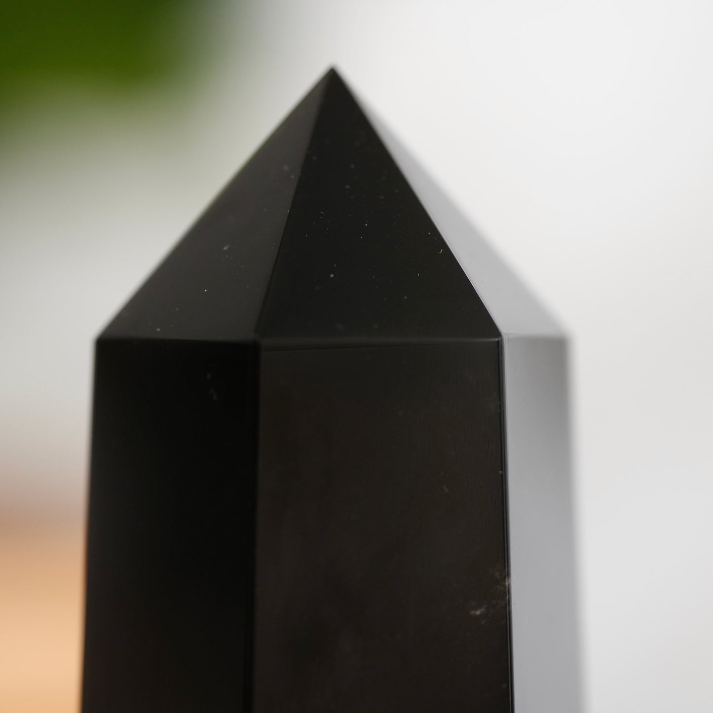 Golden obsidian sphere
