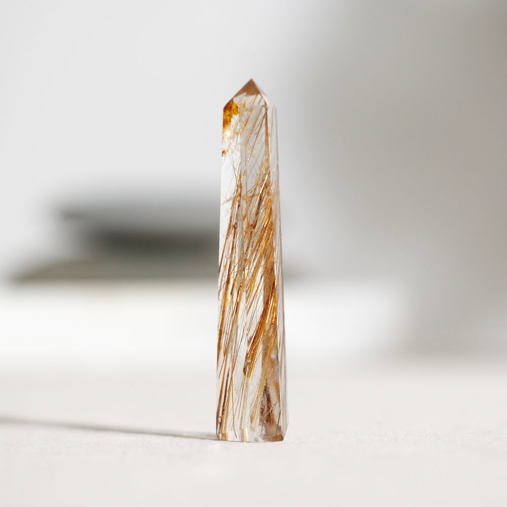 Rutilated Quartz Tower