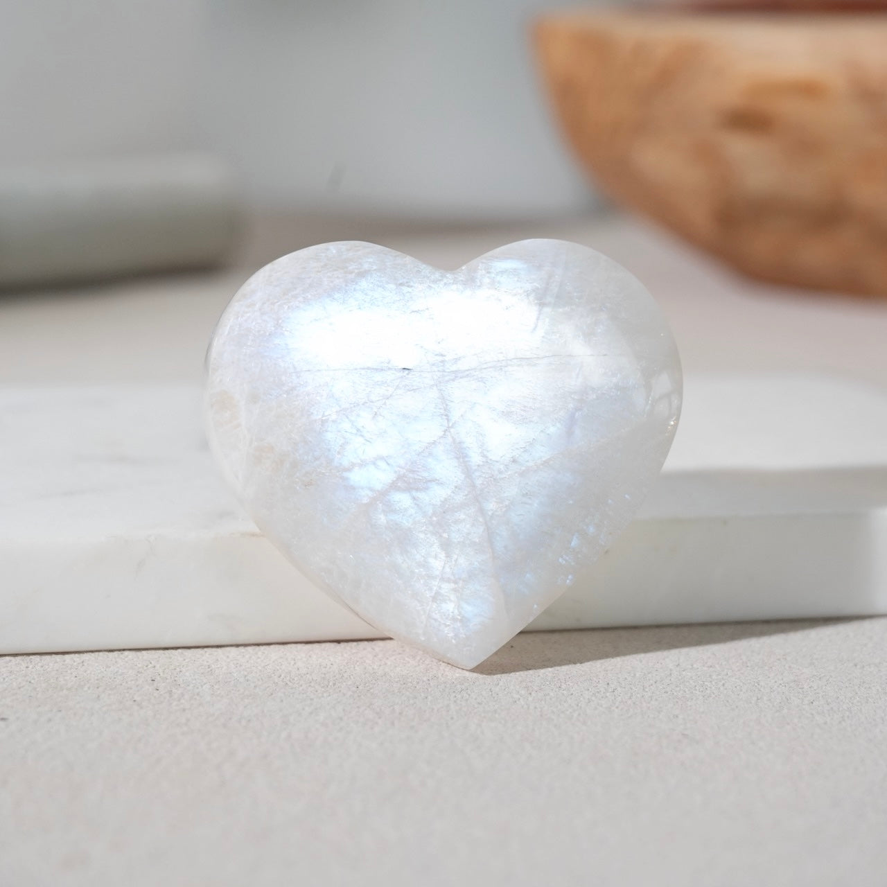 坦桑尼亞白月亮石心