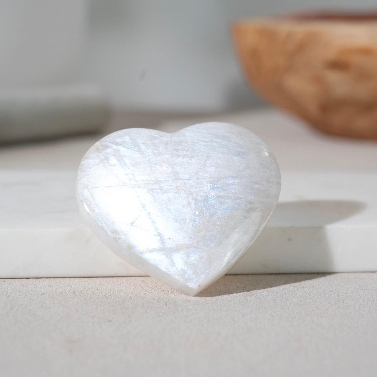 坦桑尼亞白月亮石心