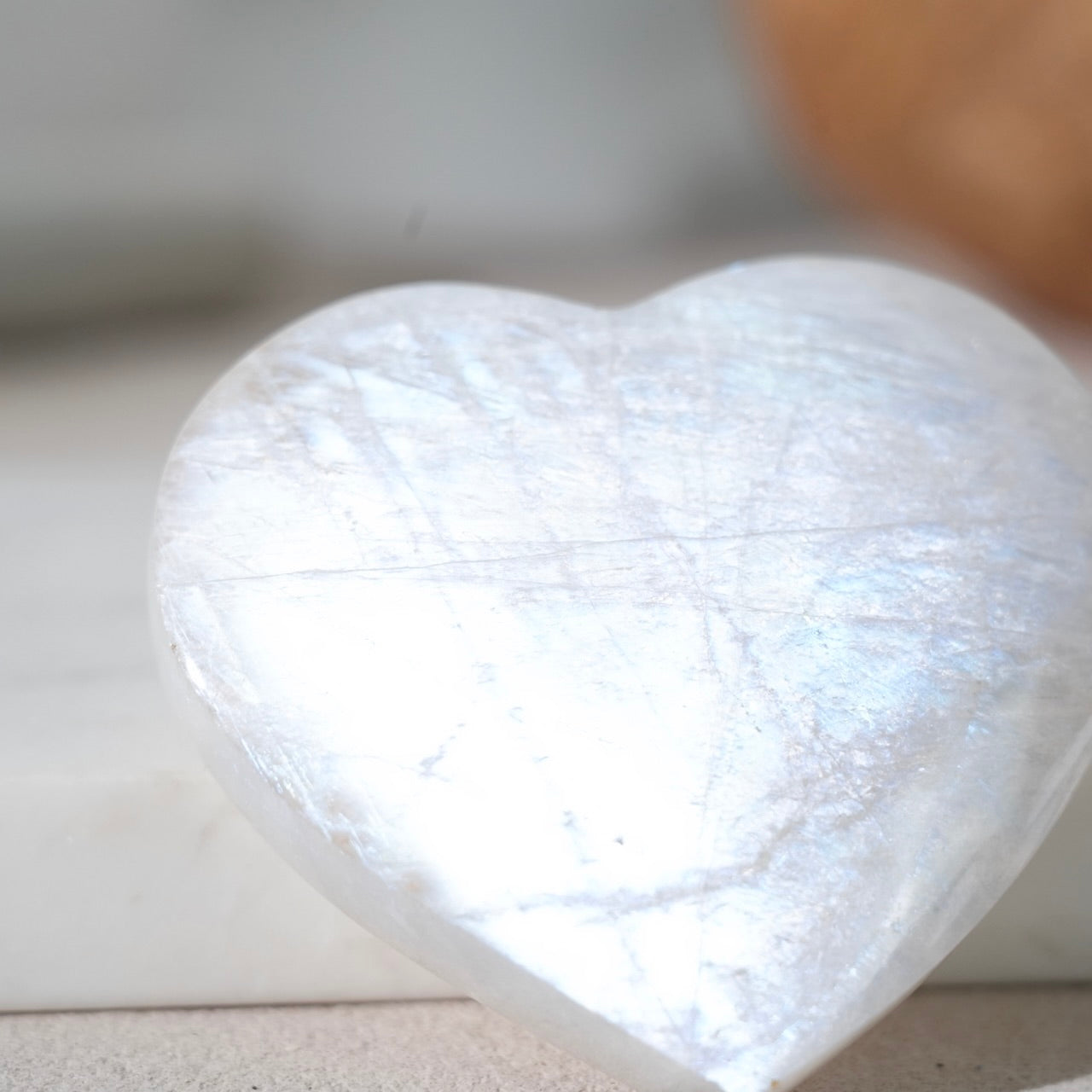 坦桑尼亞白月亮石心