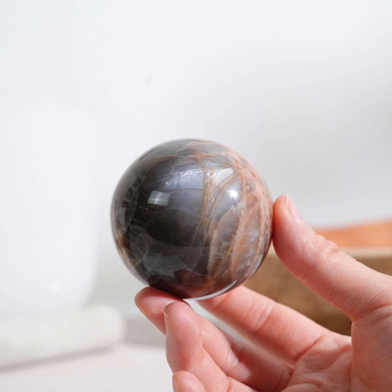 Black sunstone sphere