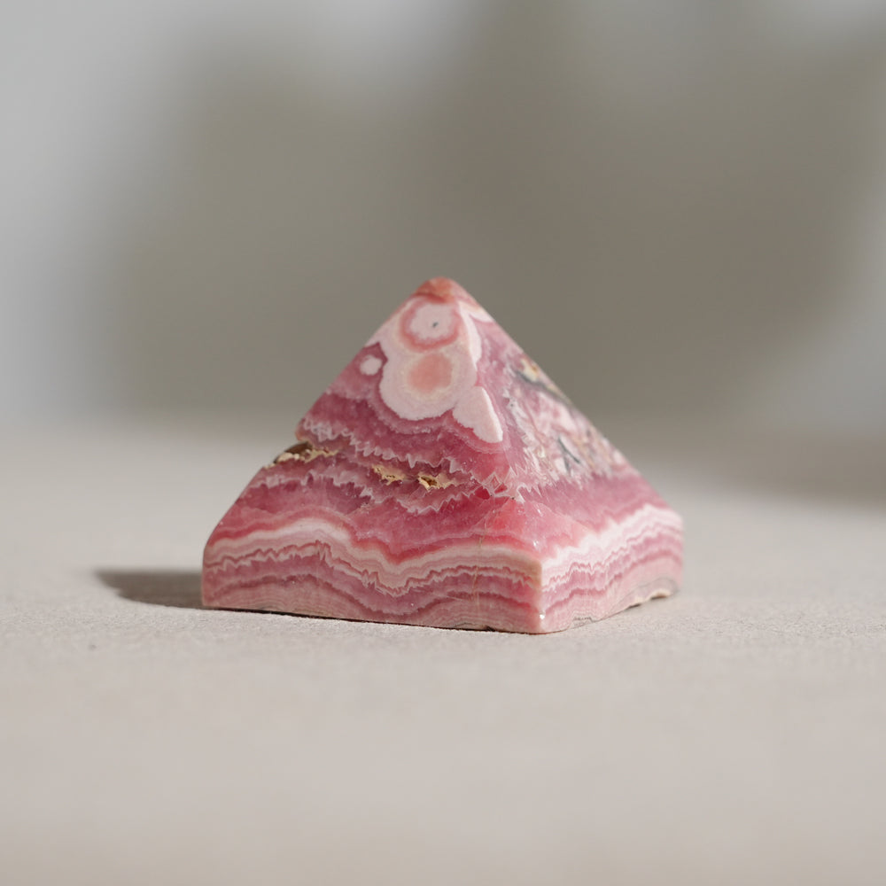 Rhodochrosite Pyramid