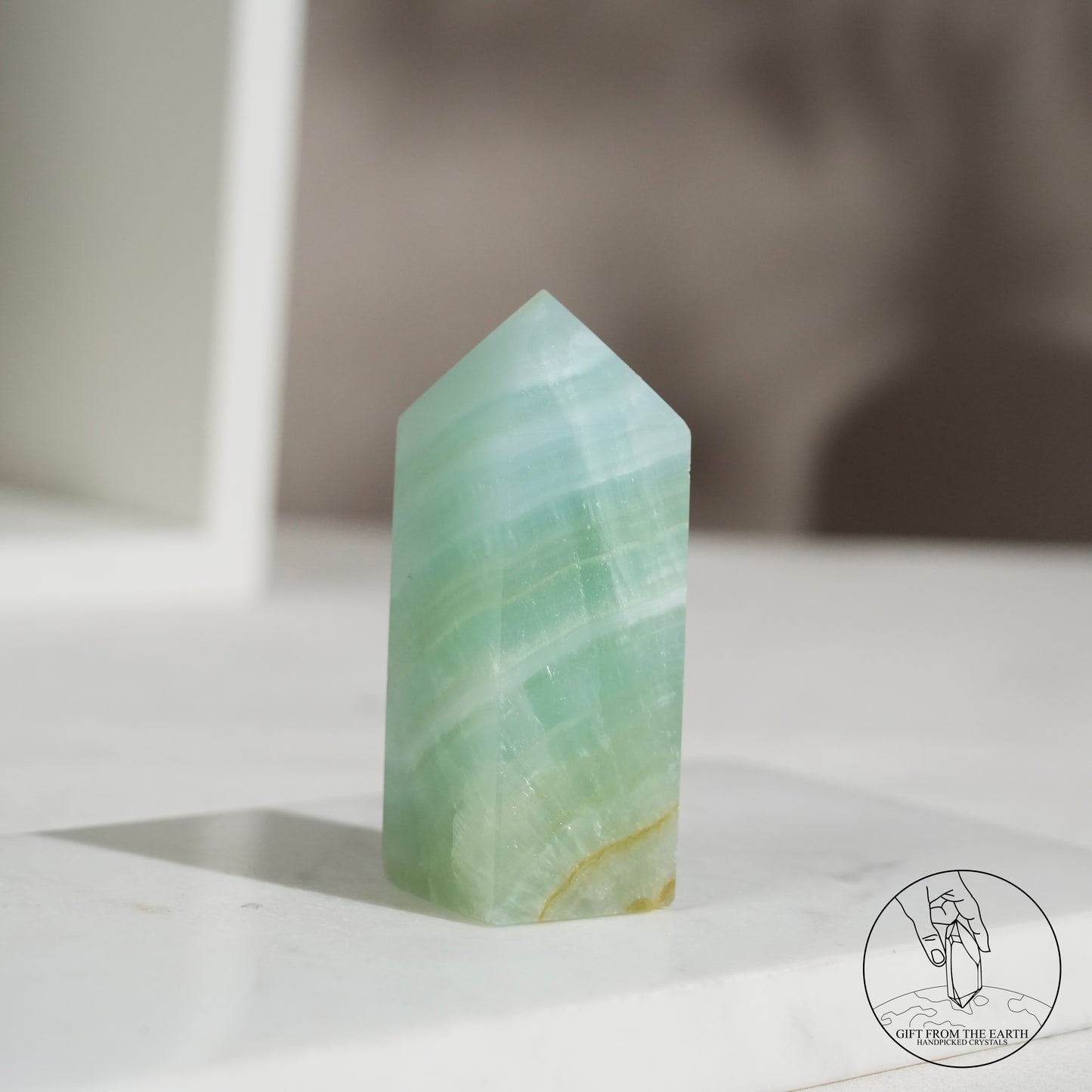 開心果方解石柱