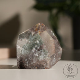 千層紅綠幽靈水晶柱