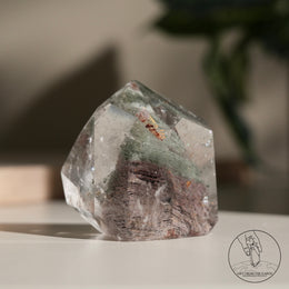 千層紅綠幽靈水晶柱