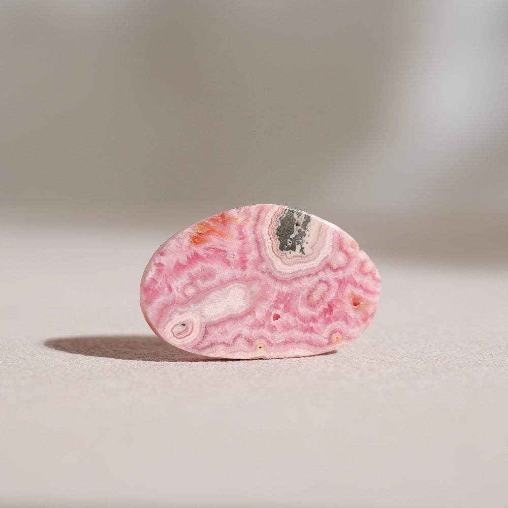 Rhodochrosite Pyritewith