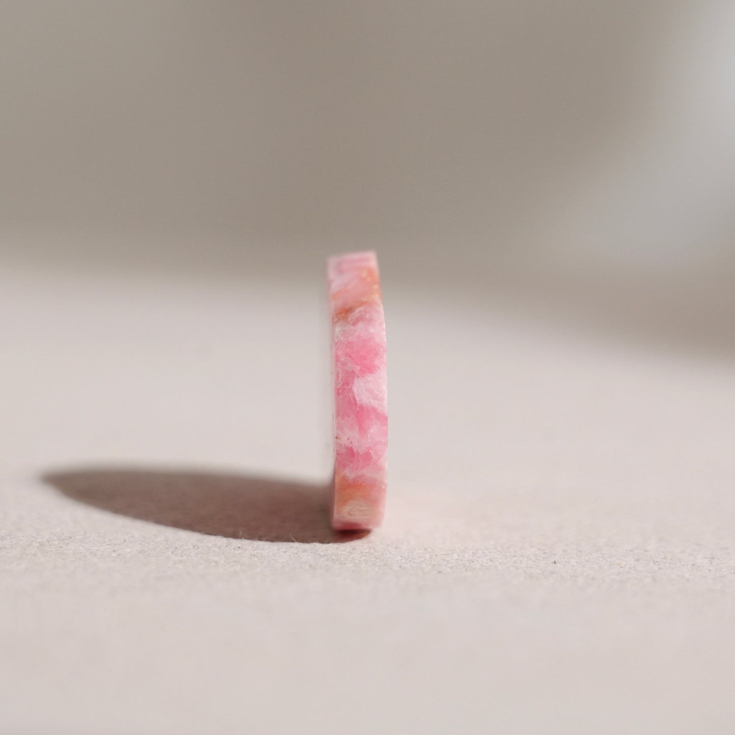 Argentinian rhodochrosite slice