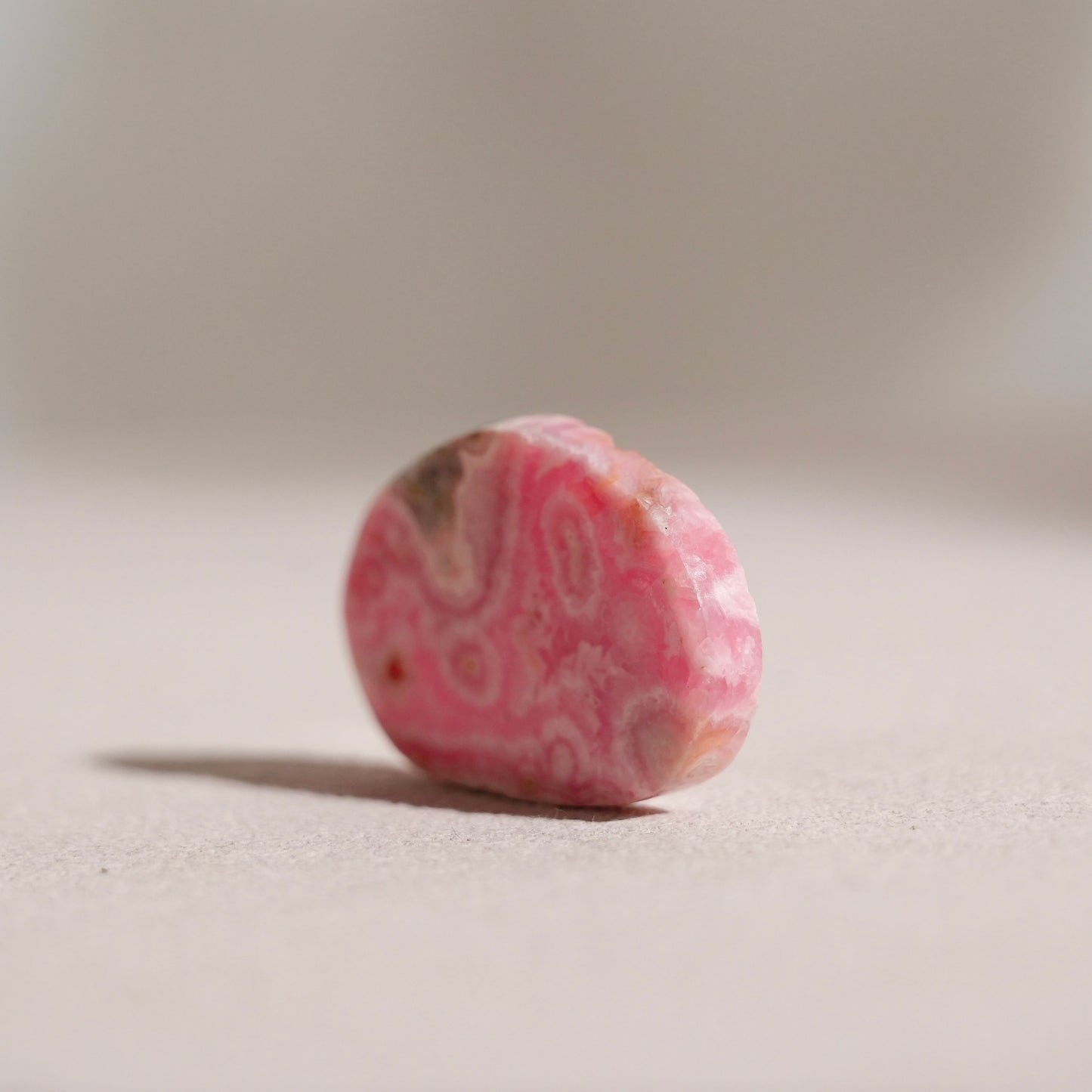 Argentinian rhodochrosite slice