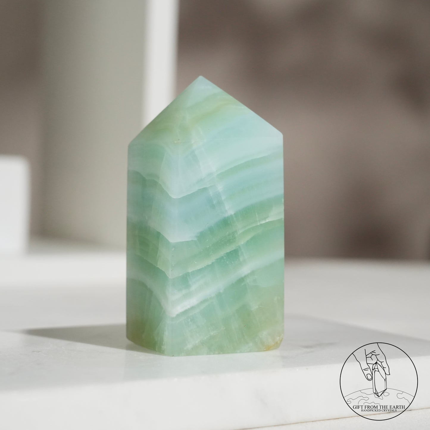 開心果方解石柱