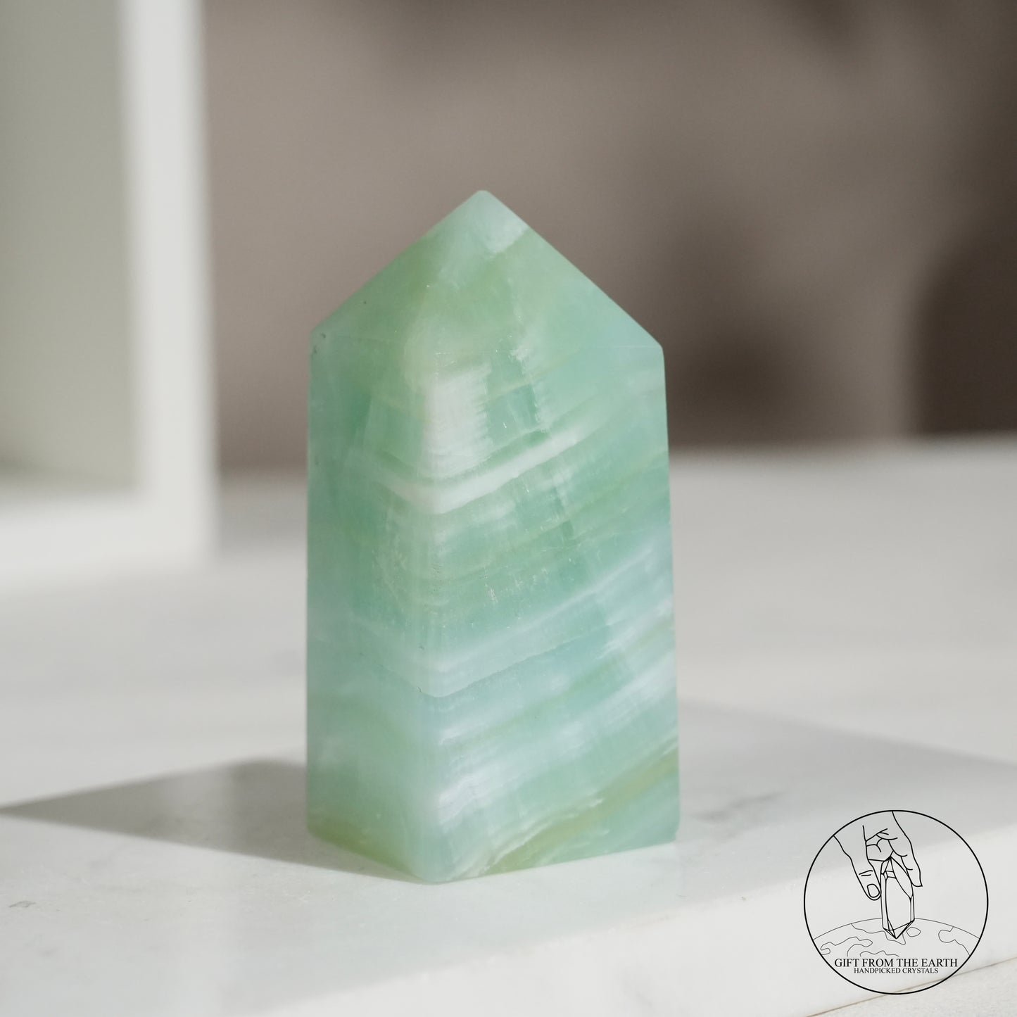 開心果方解石柱