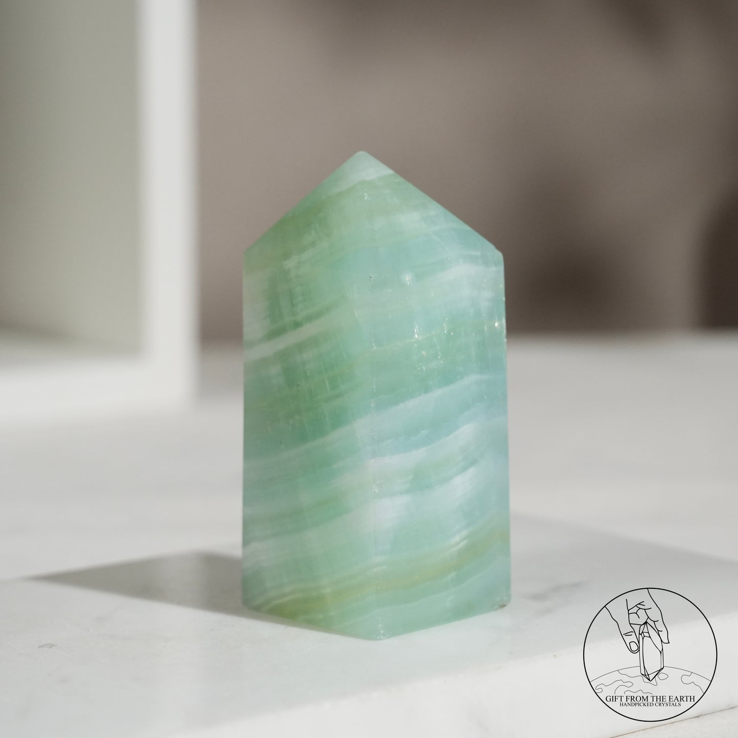 開心果方解石柱