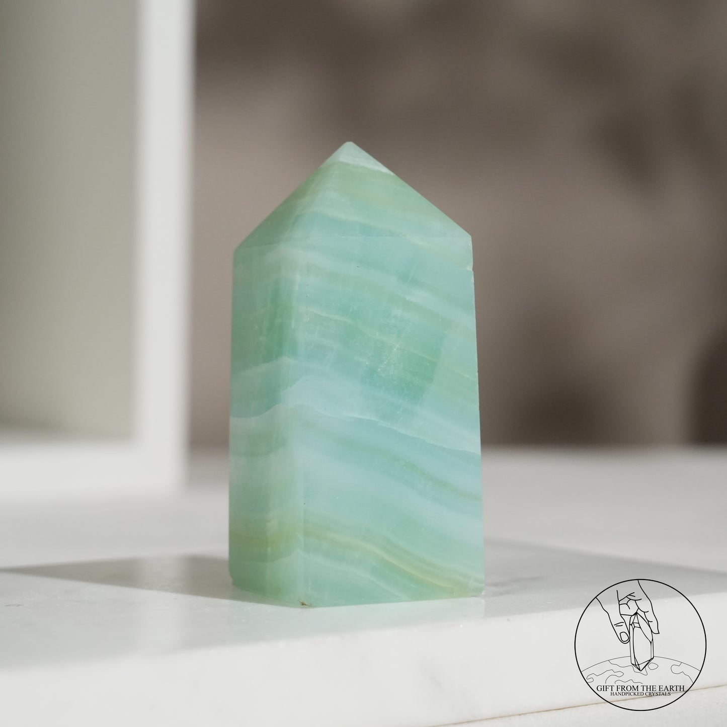 開心果方解石柱