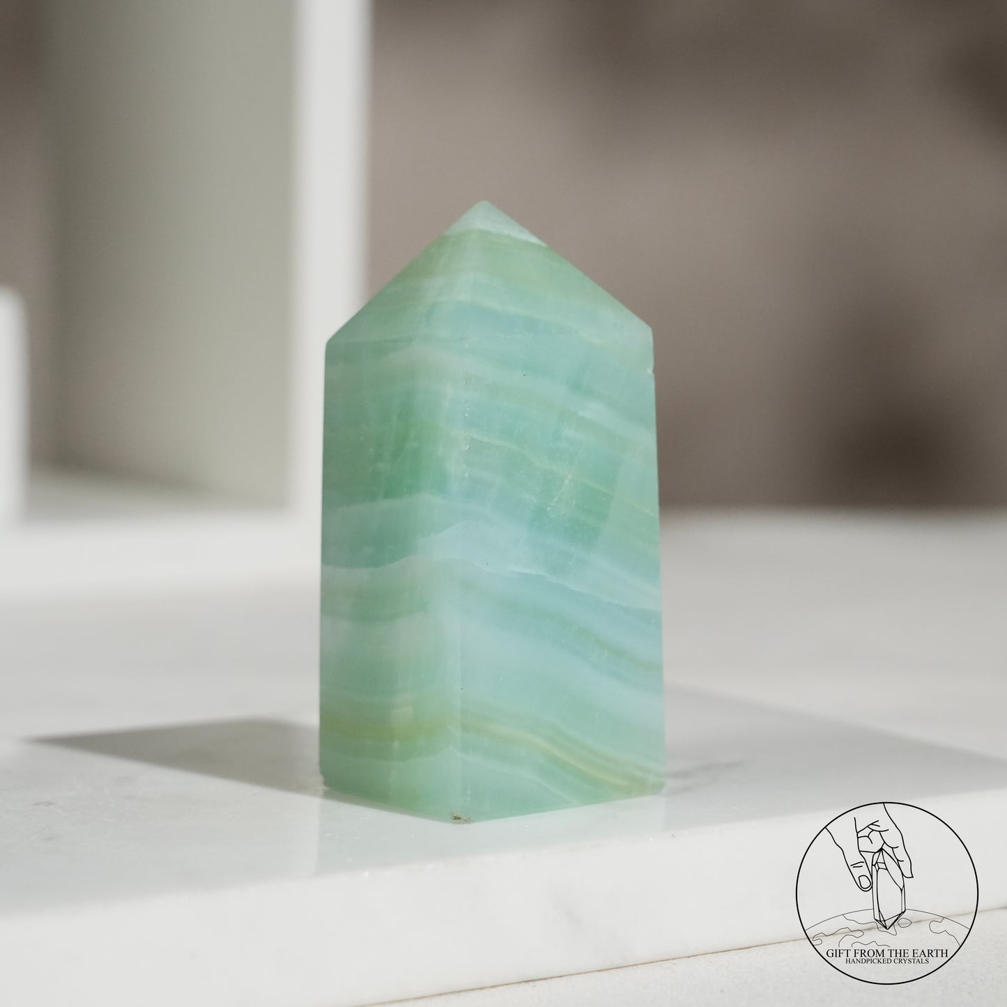 開心果方解石柱