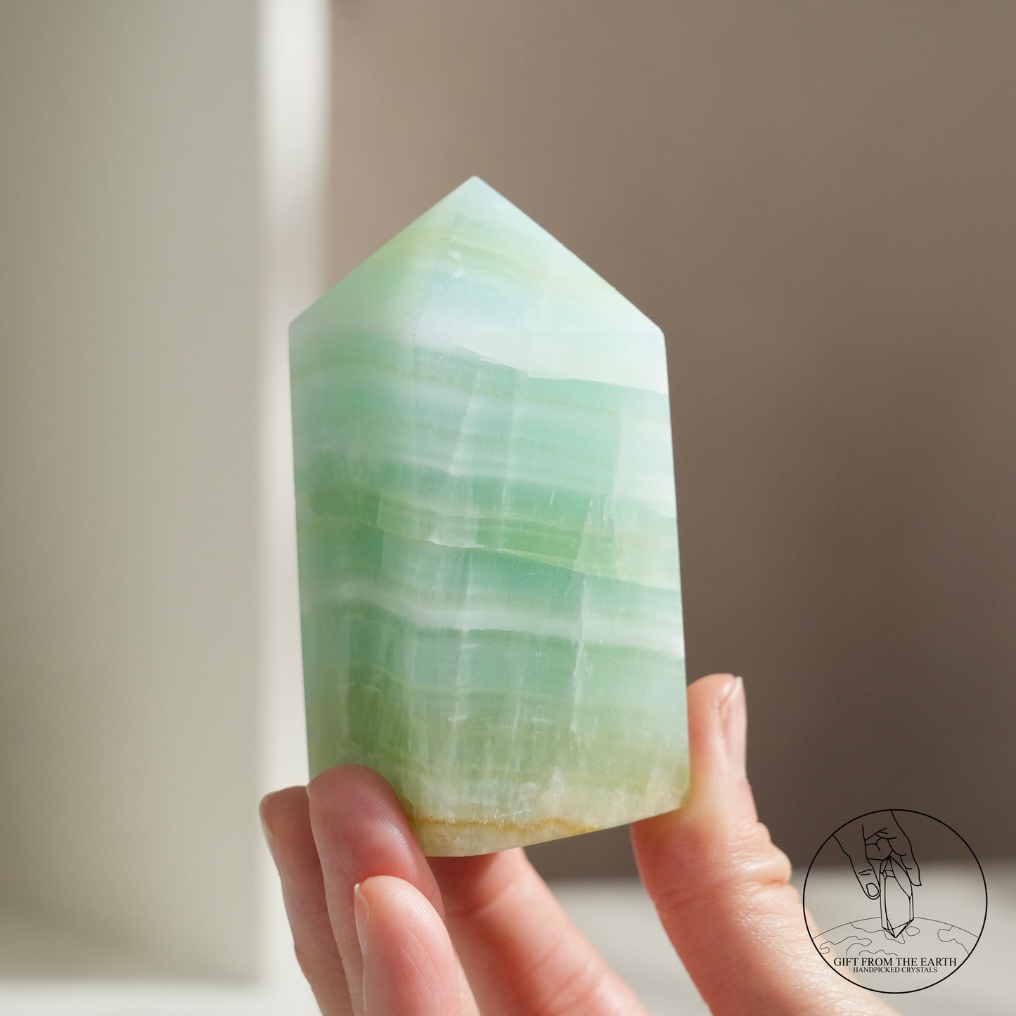 開心果方解石柱