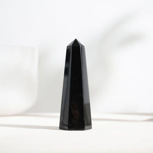 黑曜石柱 (帶有銀光)