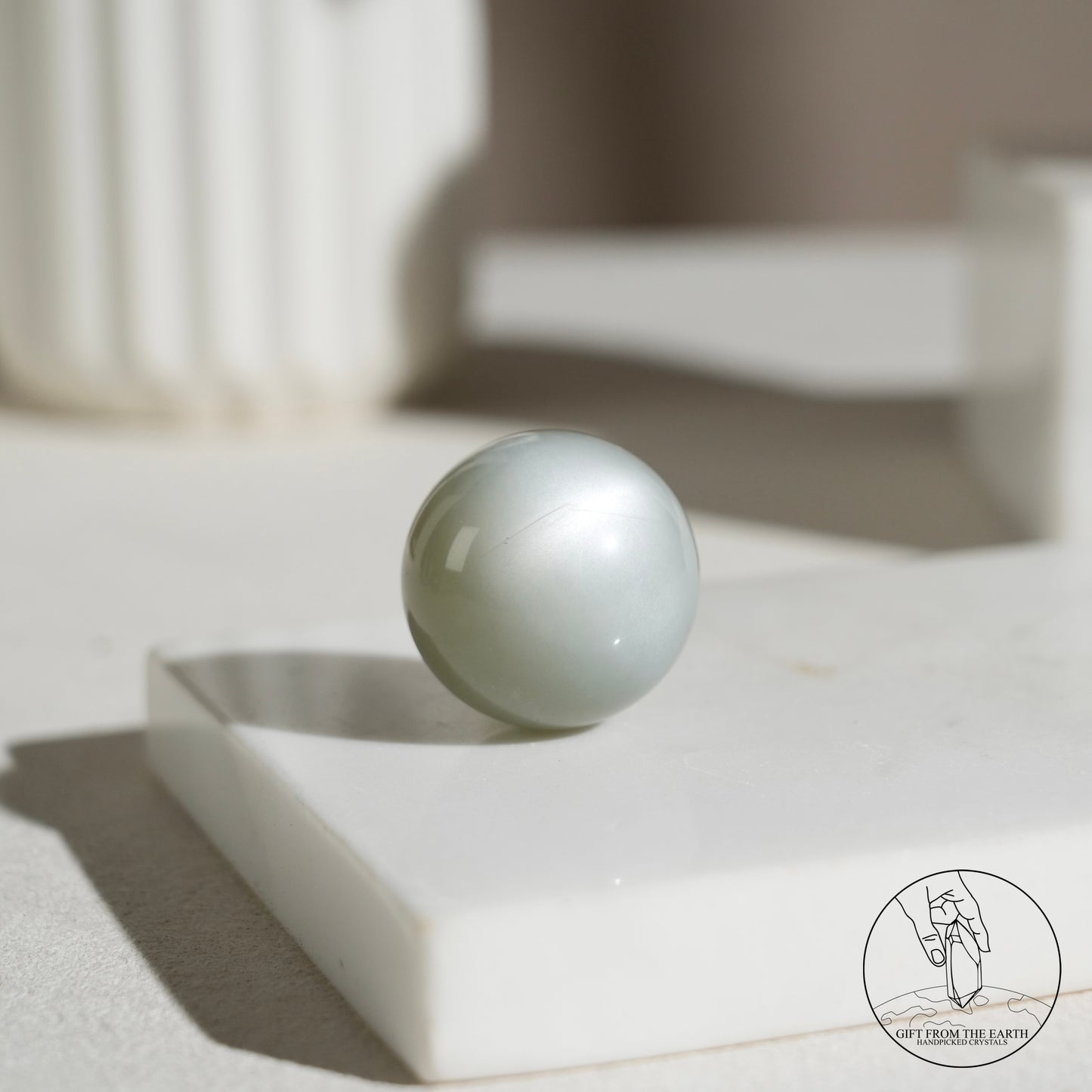 坦桑尼亞綠月光石球