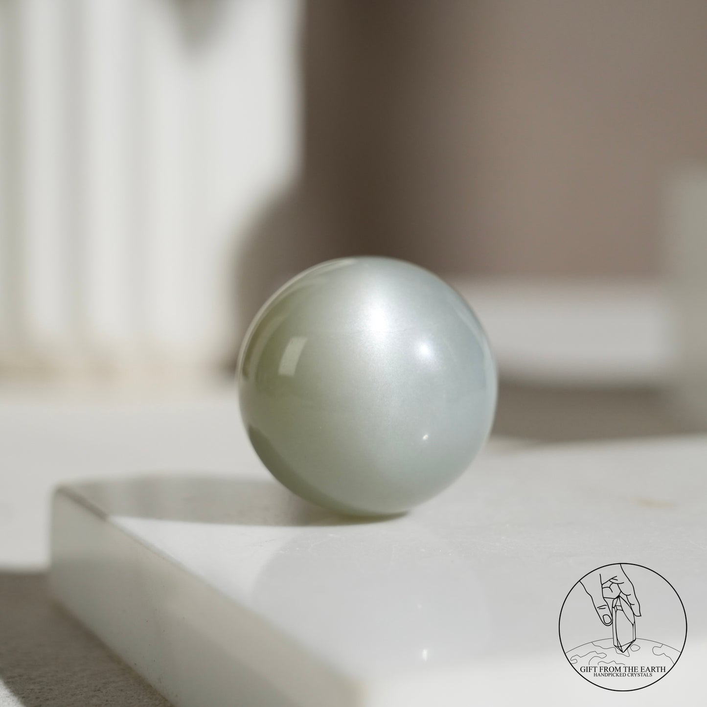 坦桑尼亞綠月光石球