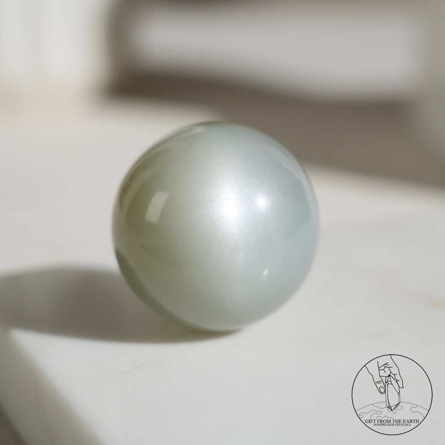 坦桑尼亞綠月光石球