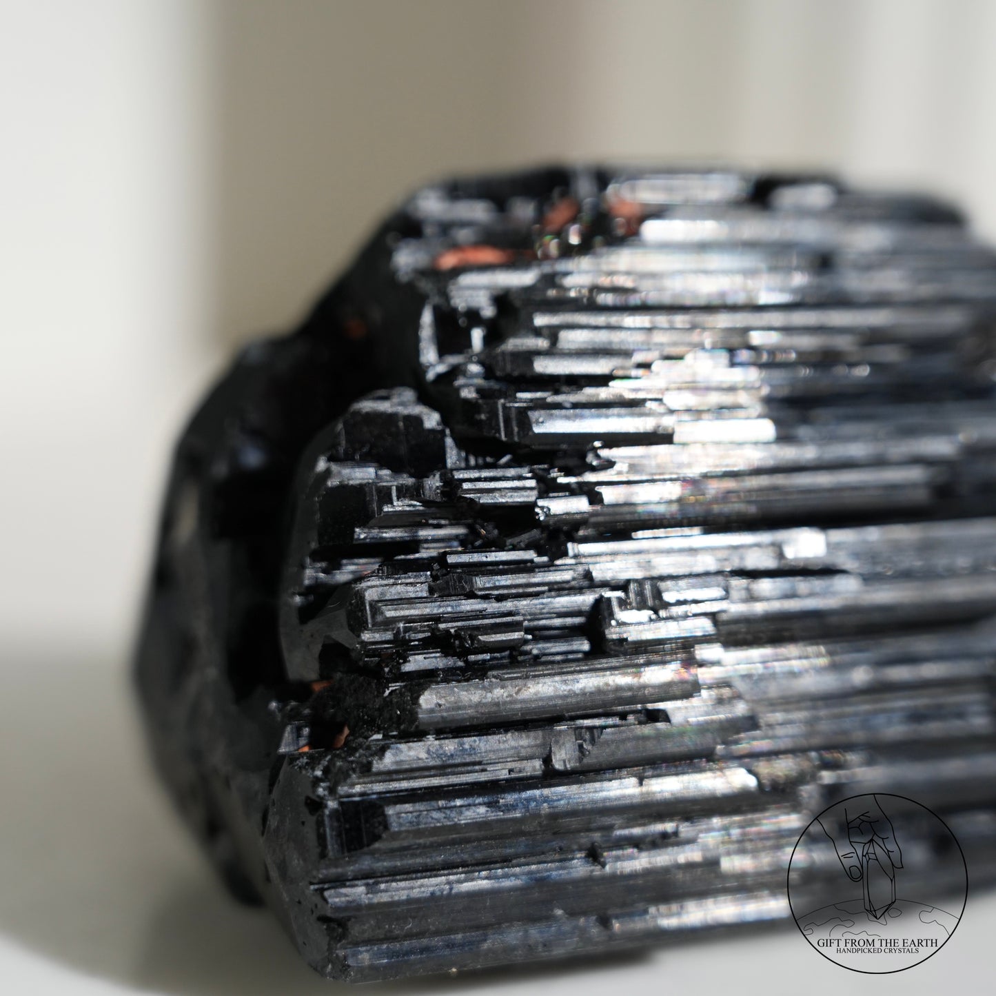 莫桑比克亮面黑碧璽原石