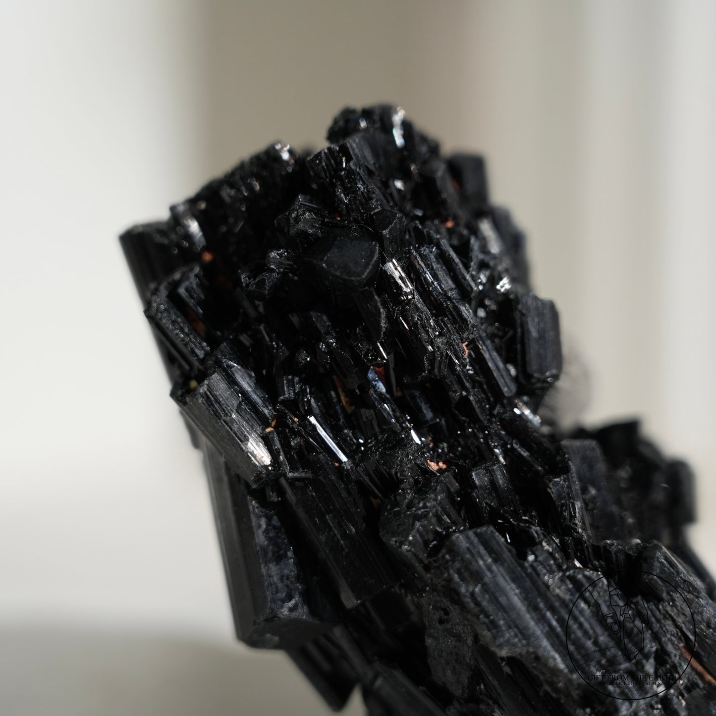 Mozambique lustrous black tourmaline 