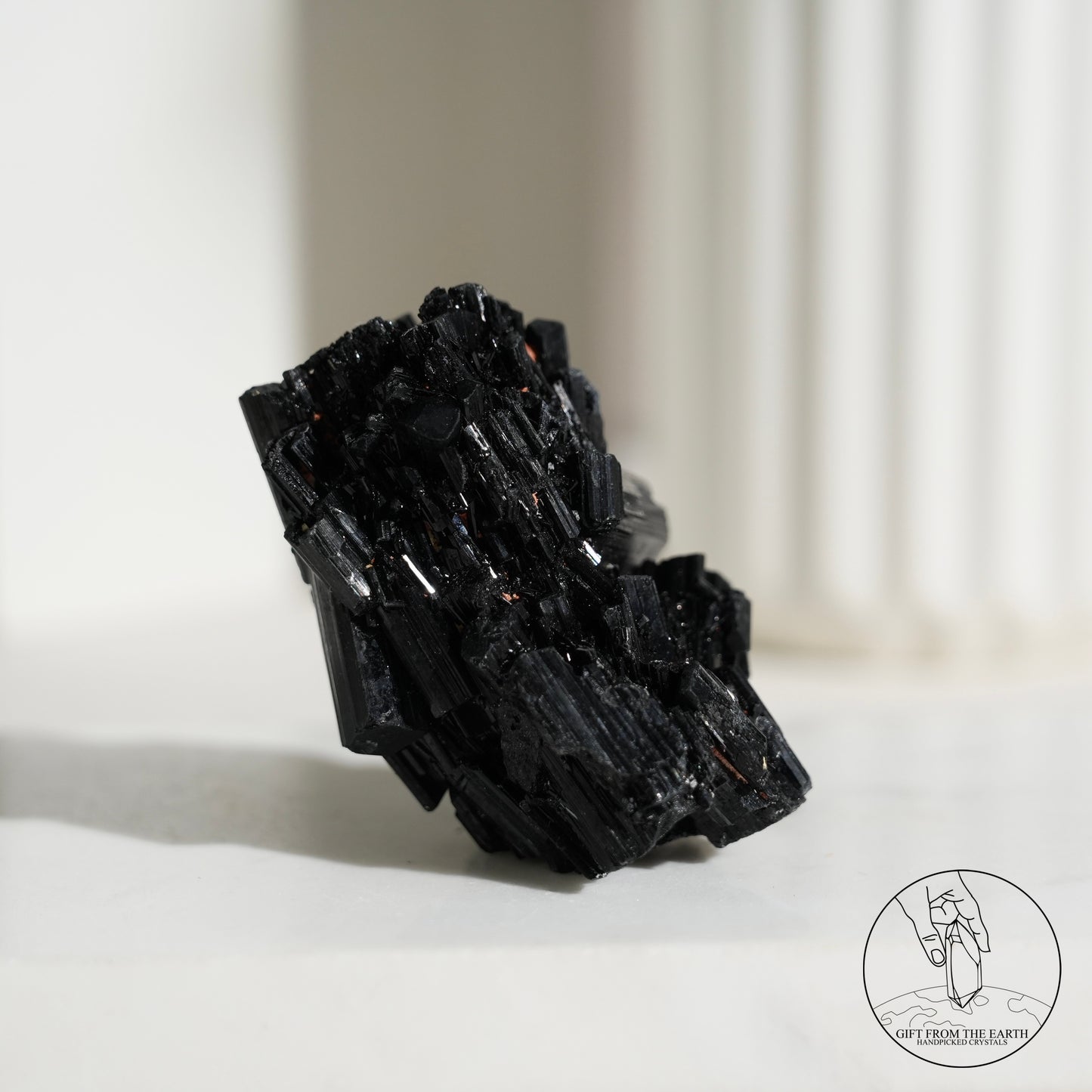 Mozambique lustrous black tourmaline 