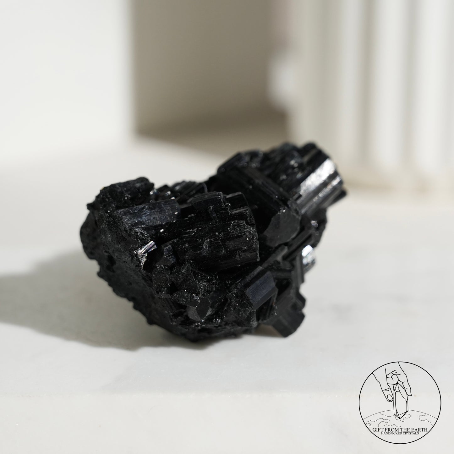 Mozambique lustrous black tourmaline 