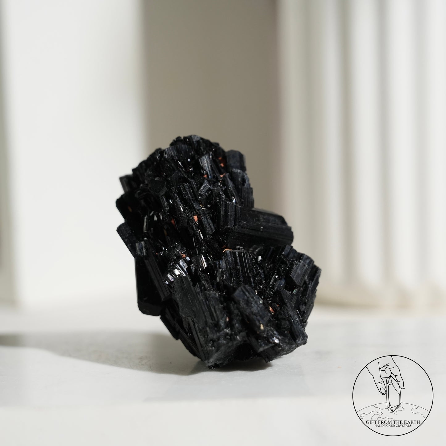 Mozambique lustrous black tourmaline 