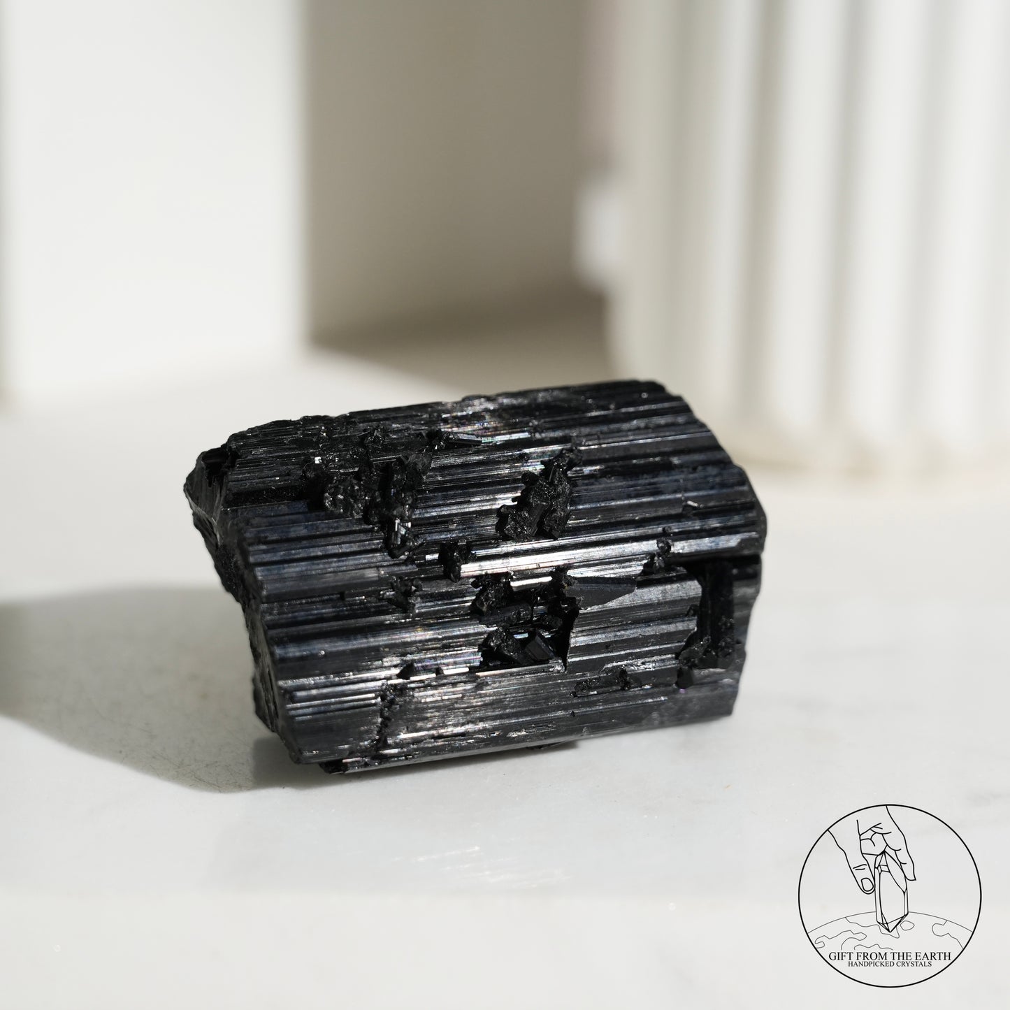 莫桑比克亮面黑碧璽原石