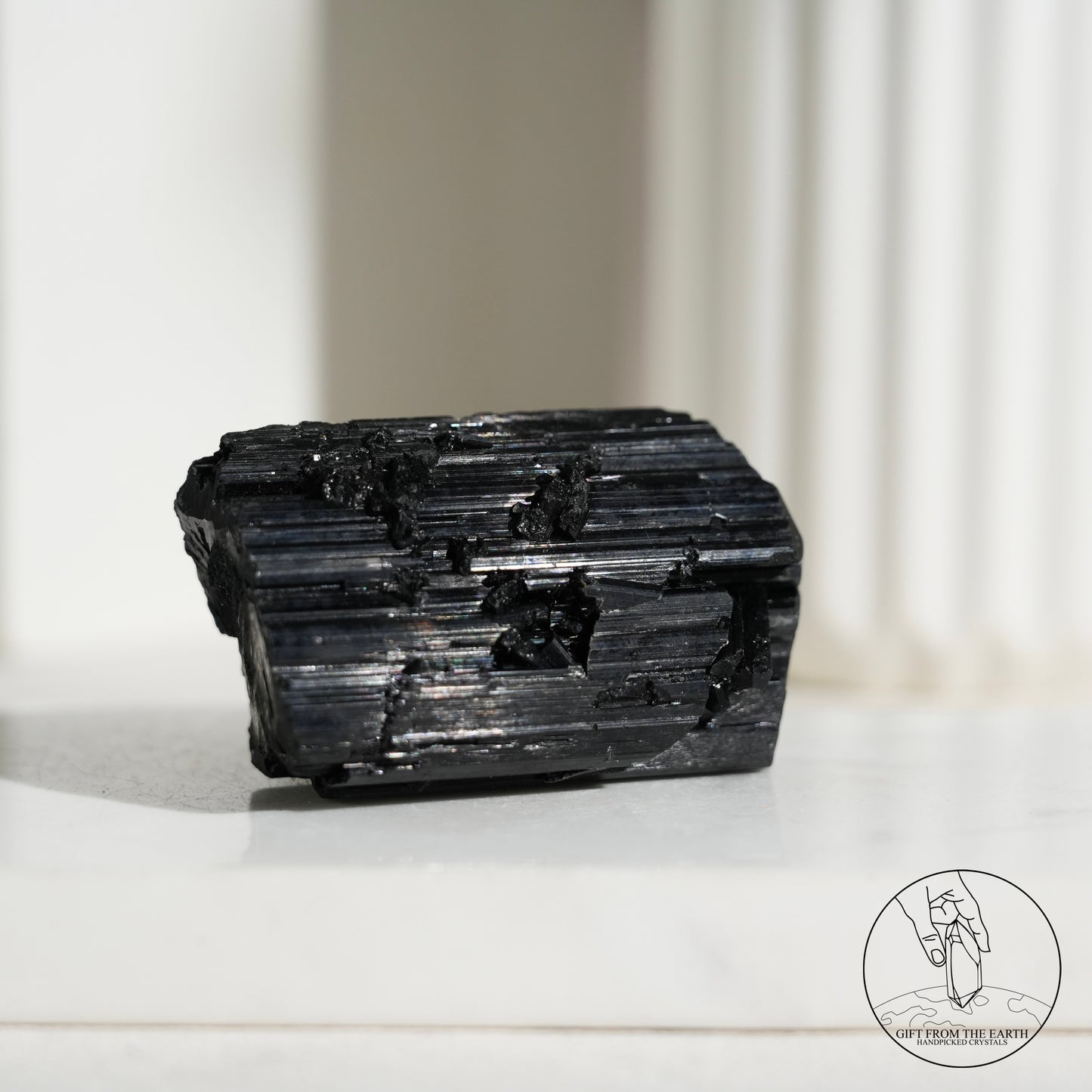 莫桑比克亮面黑碧璽原石