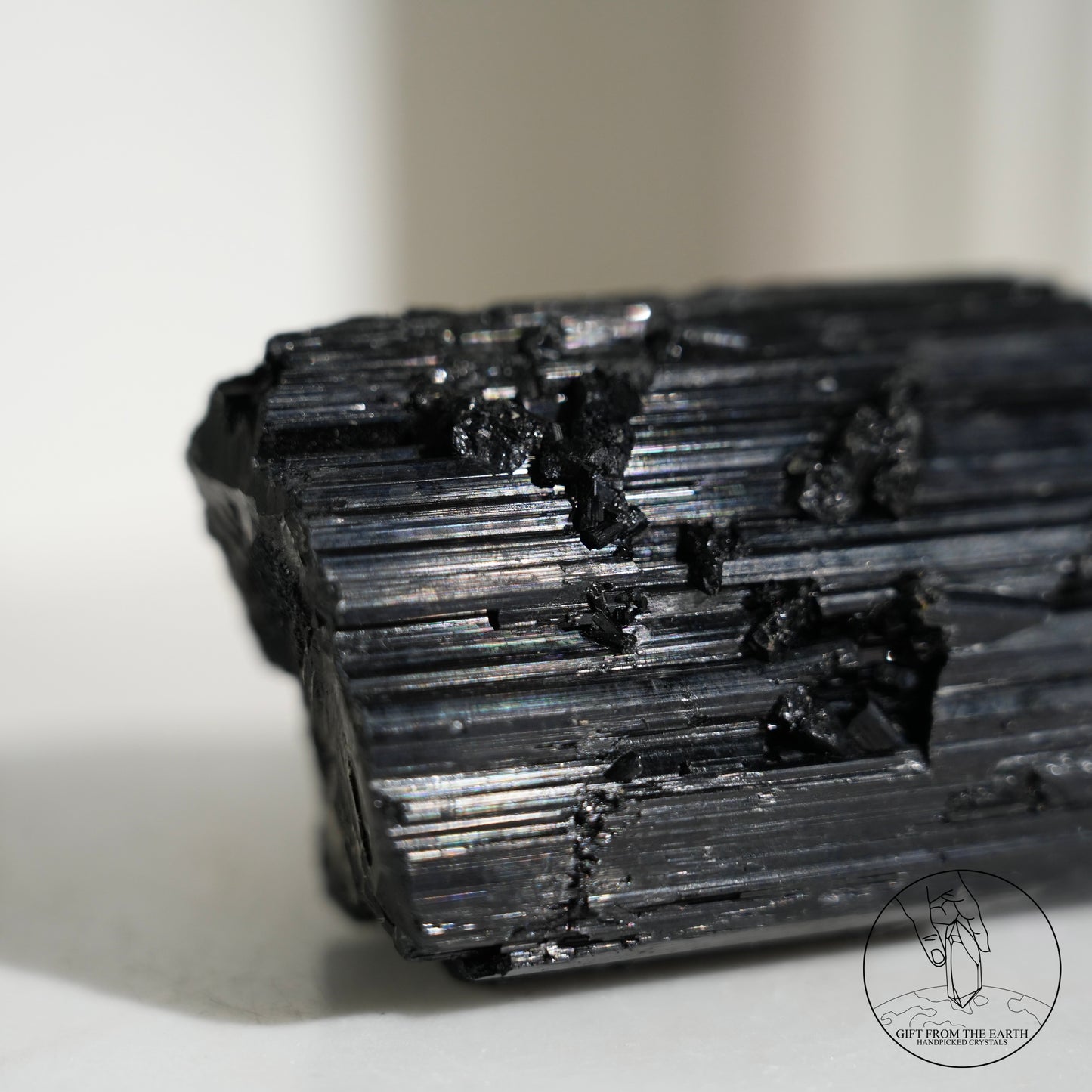 莫桑比克亮面黑碧璽原石