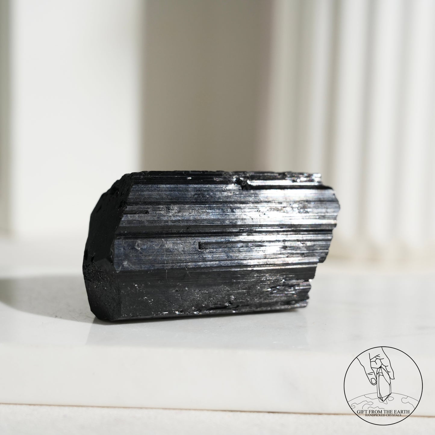 莫桑比克亮面黑碧璽原石