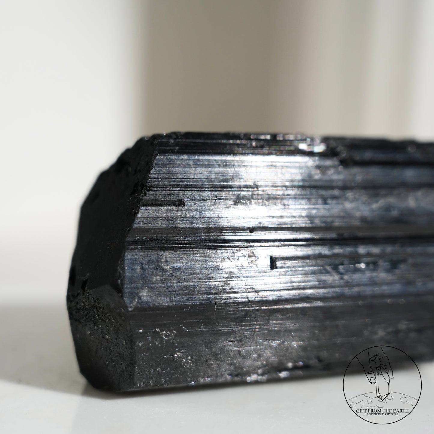 莫桑比克亮面黑碧璽原石